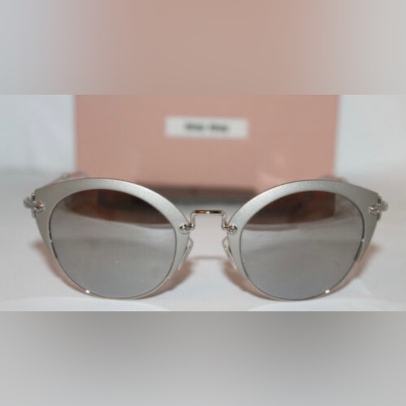 Miu Miu Authentic Chrome Sunglasses - Picture 2 of 4